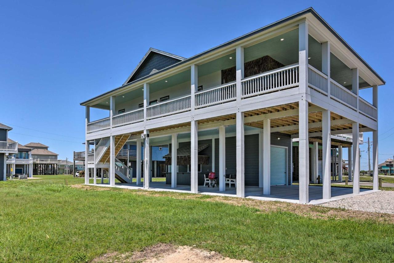 Bolivar Peninsula Beach House, Steps To Coast Extérieur photo