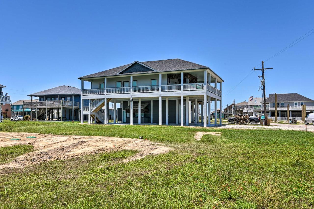 Bolivar Peninsula Beach House, Steps To Coast Extérieur photo