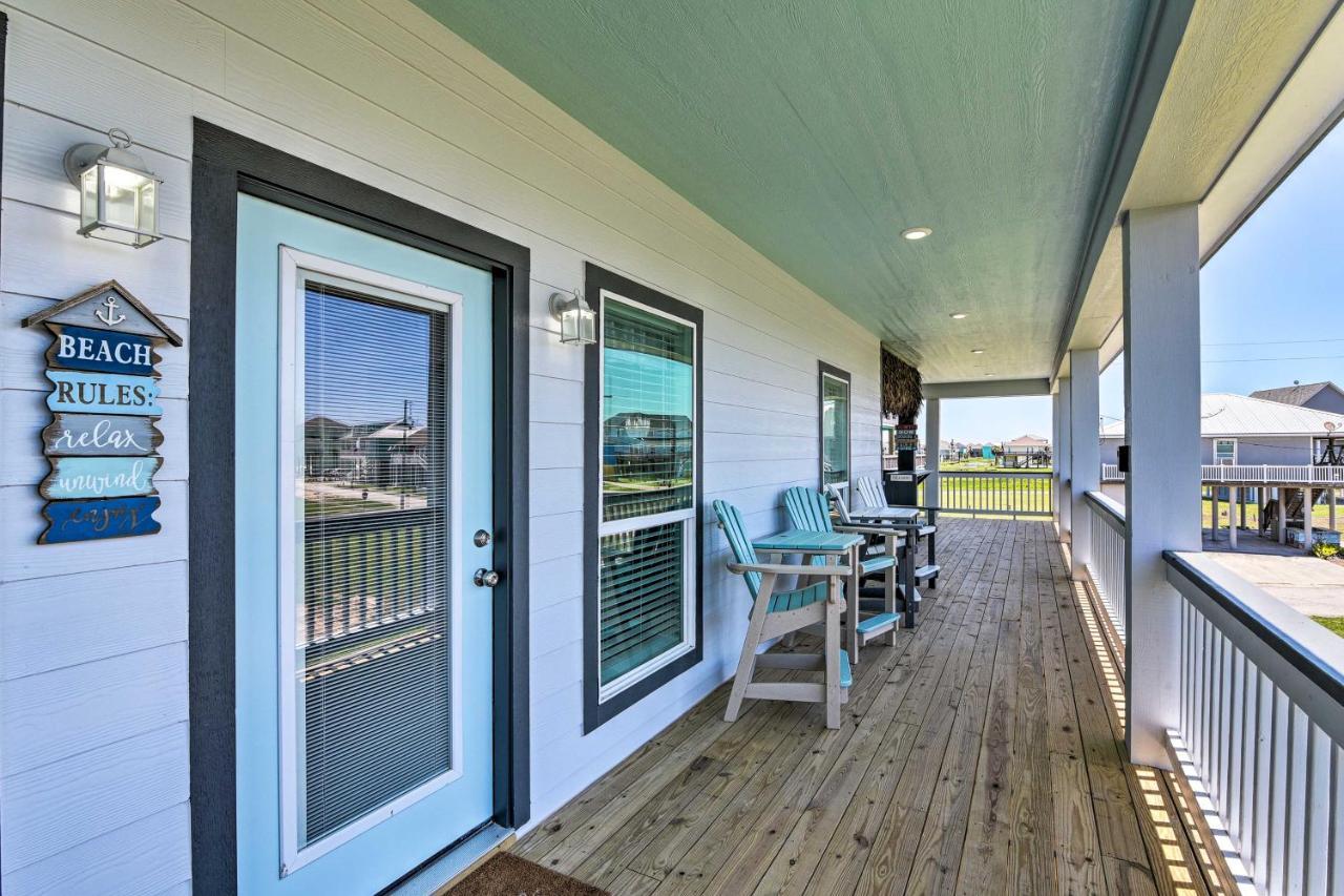Bolivar Peninsula Beach House, Steps To Coast Extérieur photo