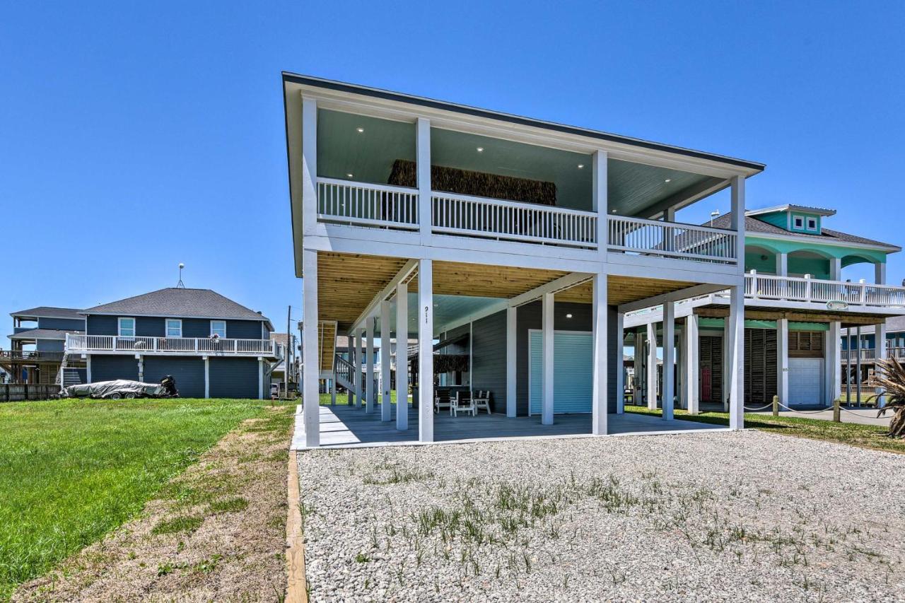 Bolivar Peninsula Beach House, Steps To Coast Extérieur photo